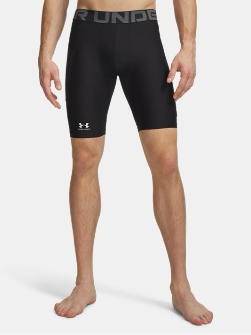 NWT Under Armour Heat Gear Men’s Black Compression Shorts Medium